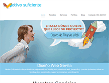 Tablet Screenshot of motivosuficiente.com